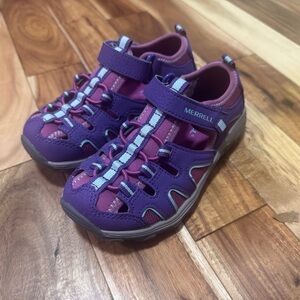 Merrell Kids' Purple and Blue Adventure Sandals